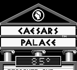 Caesars Palace title screen for GameBoy